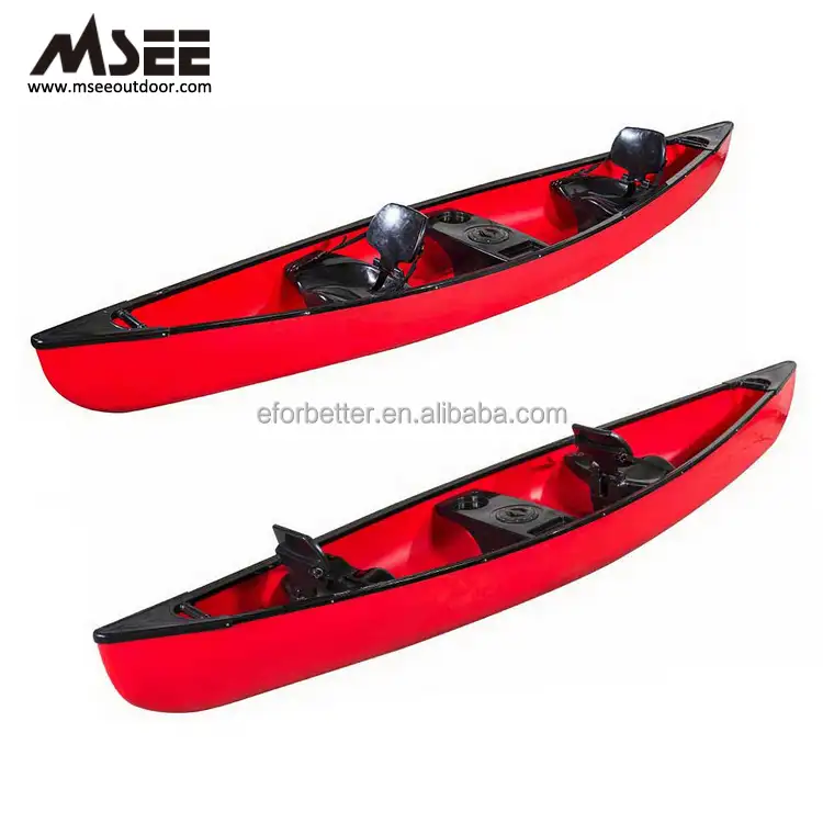 Canoe Kayak with 2-3 Person sea Canoe Stable Transparent paddle Canoe For Adult