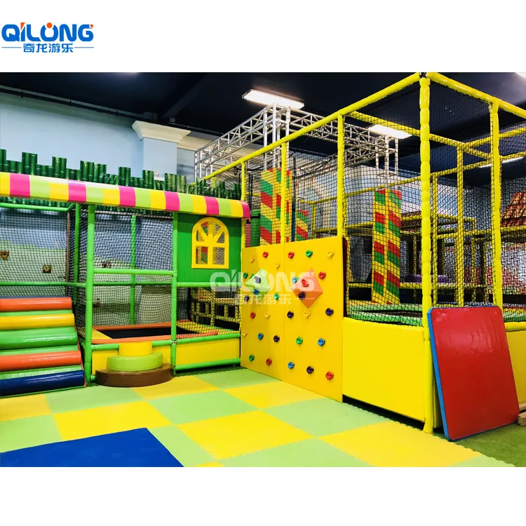 QILONG New Design Multi-Functional Commercial Kids Zone Indoor Playground Equipment