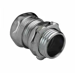 Shanghai Linsky electrical conduit EMT fittings coupling-compression steel