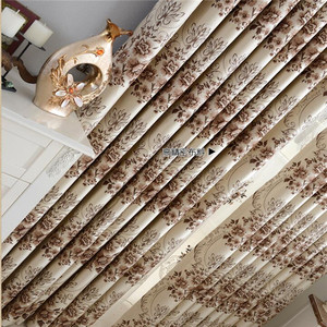<span class=keywords><strong>Cortinas</strong></span> de Tela Elegantes para Sala de Estar <span class=keywords><strong>con</strong></span> Cenefa Integrada, Tejidas a Mano para una Decoración de Ventanas Sofisticada - Product Image 4