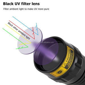AloneFire SV004 UV 365nm lampe <span class=keywords><strong>de</strong></span> poche UV haute puissance 10W fluorescent, lumière <span class=keywords><strong>de</strong></span> détection <span class=keywords><strong>de</strong></span> maladies <span class=keywords><strong>de</strong></span> la peau, scorpions <span class=keywords><strong>de</strong></span> <span class=keywords><strong>sang</strong></span>, argent - Product Image 5