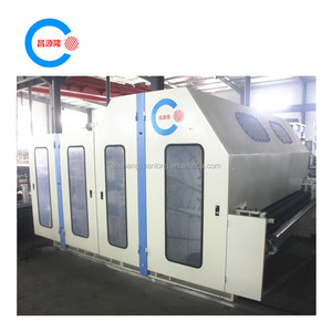 Máquina automática de cardado de un solo cilindro, <span class=keywords><strong>doble</strong></span> Doffer, componente de motor central para línea de producción de <span class=keywords><strong>guata</strong></span> no tejida en China - Product Image 4