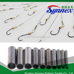 Manches de sertissage <span class=keywords><strong>à</strong></span> baril unique, 50 pièces, Leader de fil de pêche, connecteur de Tube en <span class=keywords><strong>cuivre</strong></span> 100% - Product Image 5