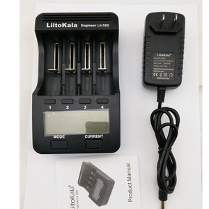 Liitokala Engineer Lii-500 Pin Lithium Bốn Khe Cắm Bộ Sạc Đa Chức Năng Với A/LCD Crystal <span class=keywords><strong>Display</strong></span> + Bộ Chuyển Đổi 12V2A Lii500 5V1A - Product Image 4