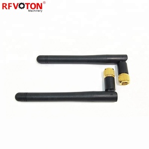 골드 도금 SMA 2.4G 5G 듀얼 밴드 안테나 고무로드 안테나 - Product Image 3