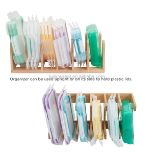Estante Para Platos Bamboe Pot Deksel Houder Organizer Voor Opslag In Kasten Of Keuken Werkbladen En Kasten