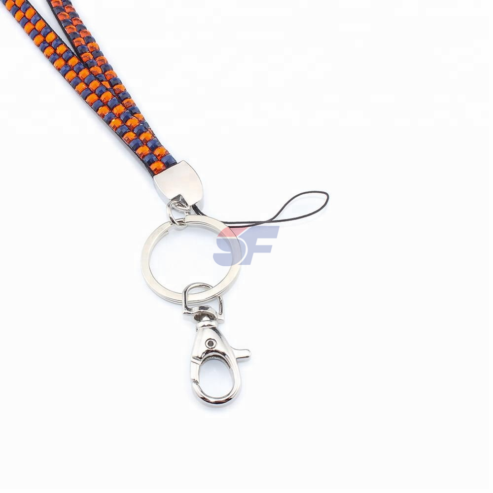 Silicone Lanyard Neck Lanyard Strap Promotional Custom Logo Dye Polyester Pantone Print Image 3