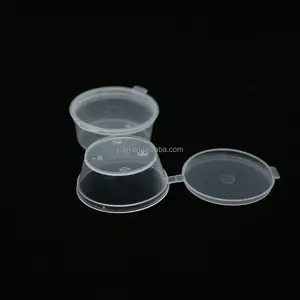 wholesale 2oz clear disposable sauce / food cup / container with lids plastic supplier