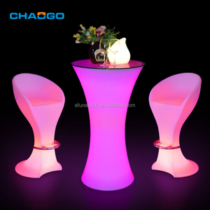 Table lumineuse à télécommande avec 16 couleurs, portable, <span class=keywords><strong>LED</strong></span>, pour <span class=keywords><strong>bar</strong></span> à cocktails, mariage en plein air - Product Image 3