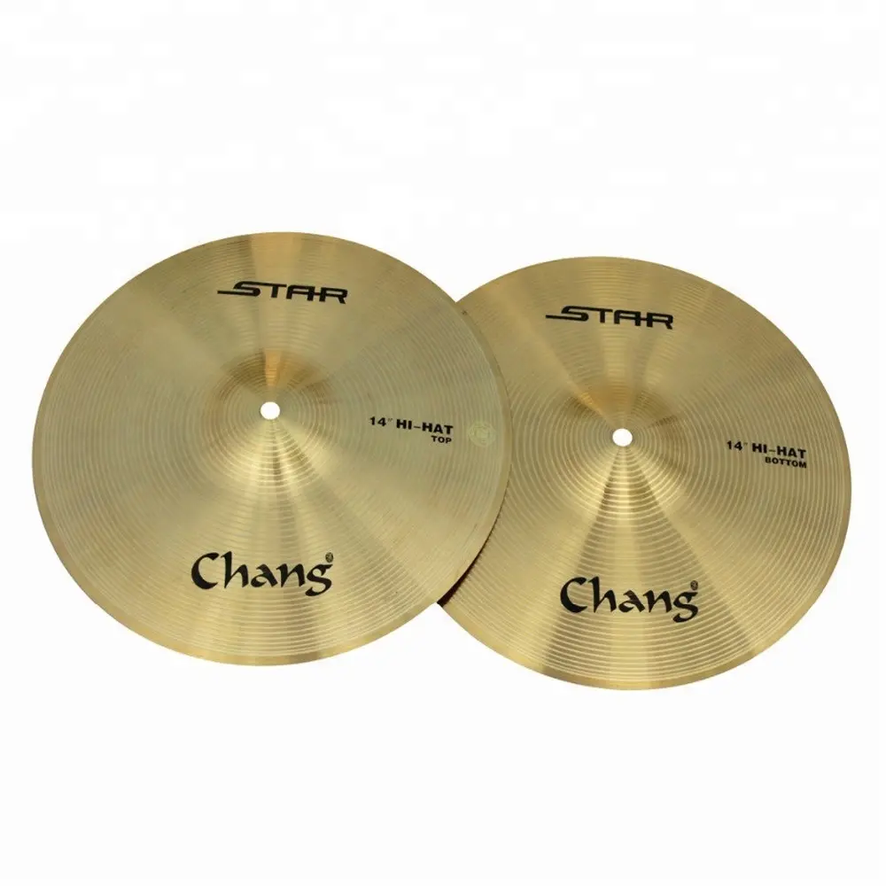 Chang Star Messing Cymbals Set Voor Drumset
