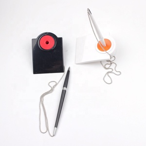 <span class=keywords><strong>Stylo</strong></span> à bille de bureau d'hôtel automatique, en plastique, avec chaîne, publicité, bon marché - Product Image 2