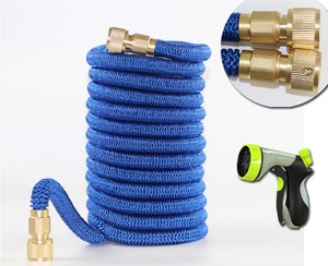 <span class=keywords><strong>Tuyau</strong></span> d'eau de jardin magique flexible <span class=keywords><strong>extensible</strong></span> de 25 50 75 100 pieds avec buse de pulvérisation de fonction 7/8/9 - Product Image 2