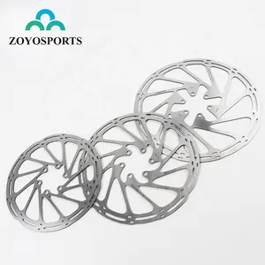 ZOYOSPORTS จานเบรคจักรยาน,น้ำหนักเบามาก160 180 203มม. จานดิสก์เบรกจักรยานเสือภูเขาพับได้