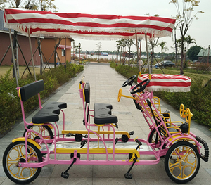 Quadricycle à 4 places de style nouveau, vélo tandem, vélo à <span class=keywords><strong>quatre</strong></span> roues pour le tourisme - Product Image 5