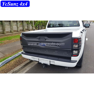 YCSUNZ 2016 สินค้าใหม่ อุปกรณ์ตกแต่งรถกระบะ 4x4 ฝาครอบกระบะท้ายพลาสติก ABS สีดำลายเท็กซ์เจอร์ สำหรับรถฟอร์ด เรนเจอร์ T7 ปี 2015 - Product Image 2
