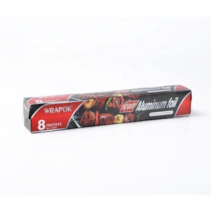Wrapok استخدام المطبخ الغذاء الصف الألومنيوم ورق تغليف معدني في لفة - Product Image 1