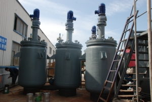 2000L Industrial chaqueta de calefacción de vapor Reactor con medio <span class=keywords><strong>clorometano</strong></span> y almidón - Product Image 2