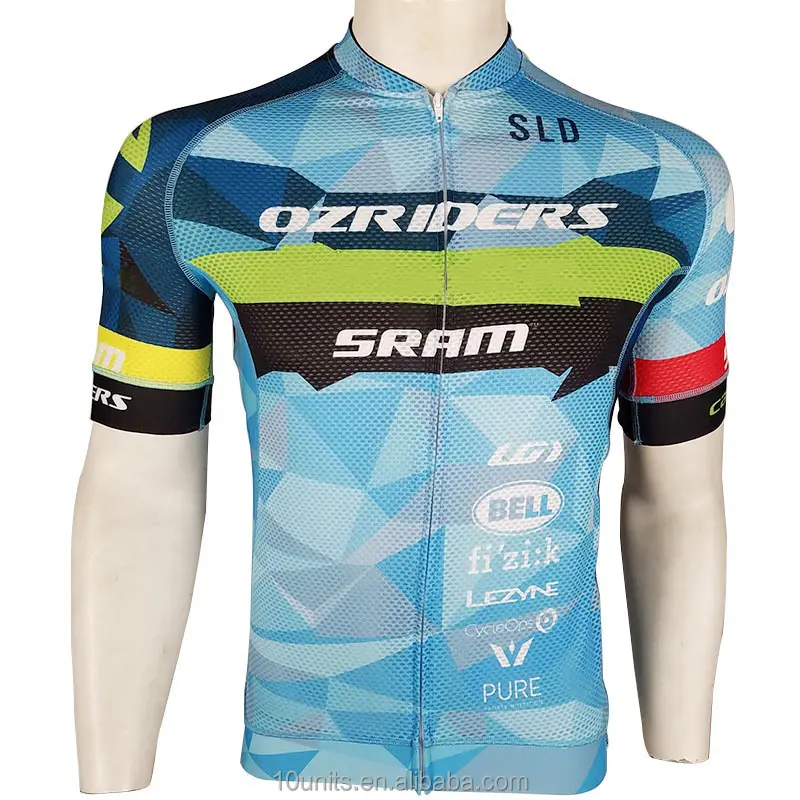 Custom recentemente ad alte prestazioni jersey di riciclaggio della bici camicie abbigliamento bicicletta pro team