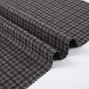 Poliestere rayon lavorato a maglia spandex TR stampati personalizzati all'ingrosso del tartan plaid spazzolato di taglio ponte roma tessuto per le donne abbigliamento - Product Image 6