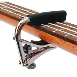 China new style professional musical parts guitar capo guitar tool wooden classical guitar multifunction capo tuners