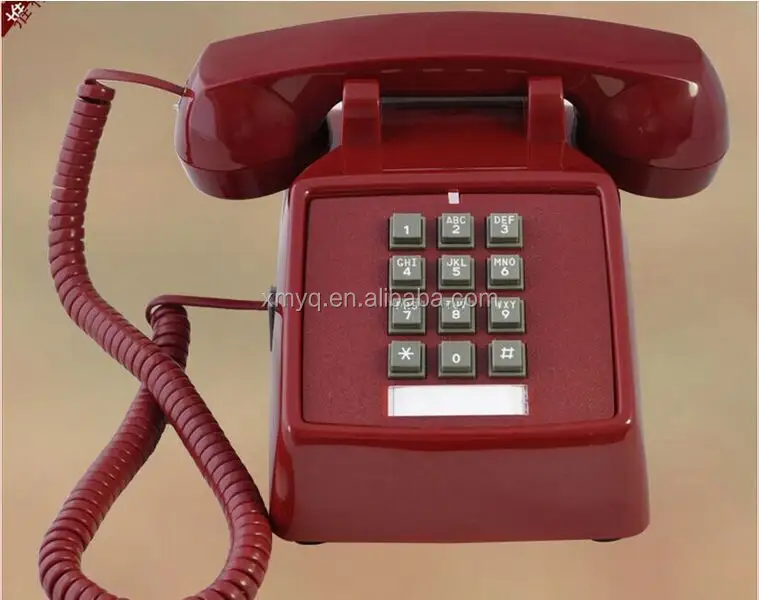 Hot giá rẻ retro cổ điện thoại cũ thời cổ điển có dây với cuộc gọi đến flash cho trang trí nội thất