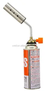 KLL 7012D gran tubo SS fuego fuerte fitghting mini encendedor de gas de soldadura antorcha