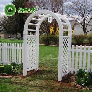<span class=keywords><strong>Recinzione</strong></span> da <span class=keywords><strong>Giardino</strong></span> in Plastica Bianca, <span class=keywords><strong>Steccato</strong></span> Decorativo in PVC - Product Image 4
