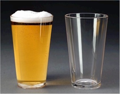 Hot Selling 16OZ  Beer Glass Accept Customized Beer Steins Clear Glass CupPopular
