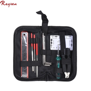 Organizador de Cordas de Guitarra, Régua de Ajuste, Kit Completo de Manutenção e Limpeza para Reparação de Guitarra para Todos os Instrumentos de Cordas - Product Image 4