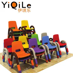 Nuevo muebles de guangzhou de mobiliario de jardín de infancia popular bebé Silla de mesa