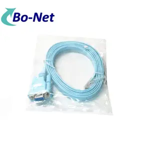 Kabel Konsol DB9 Ke Kabel RJ45 Port RS232 Ke RJ45 Cat5 Ethernet LAN