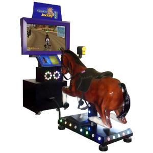 Hotselling Coin Operated Mini GoGo <strong>Jockey</strong> <strong>Horse</strong> Riding Car Racing Video Draving Simulator <strong>Game</strong> <strong>Machine</strong> for Sale - Product Image 5