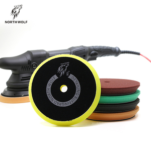 <span class=keywords><strong>Kit</strong></span> de almohadillas de pulido de <span class=keywords><strong>coche</strong></span> North Wolf hecho con Material de esponja alemana de 5 pulgadas para uso en talleres de detalles de automóviles con pulidores de doble acción - Product Image 1