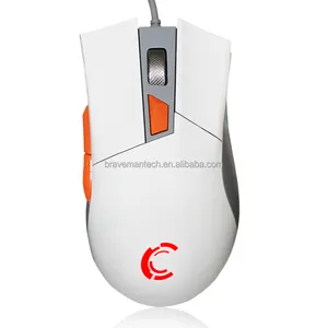 All Kinds of Mouse Ergonomic 3310 Sensor Mouse Black and White Panel Gaming Mouse