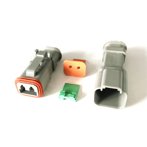 Deutsch DT Series หด Boot เชื่อมต่อ 2Pin Auto Connector <span class=keywords><strong>DT04</strong></span>-<span class=keywords><strong>2P</strong></span>-<span class=keywords><strong>CE09</strong></span> - Product Image 5