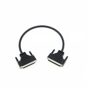0.5M black male to female DB37 cable for parallel signal