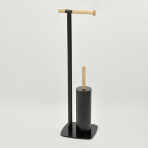 Support debout libre de brosse de toilette de 7 formes et de papier de rouleau - Product Image 6