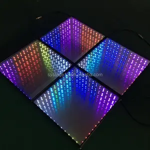 Luz led para piso de dança, iluminação para casamento, dj, efeito 3d