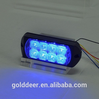 Golddeer ámbar rojo 9 ~ 30V luz estroboscópica de advertencia luz LED de marcador lateral Luz de ambulancia usada para camiones