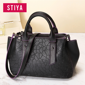 Custom logo no marca hecha a mano verdadero cuero genuino mujeres cuero Tote bolsos - Product Image 2