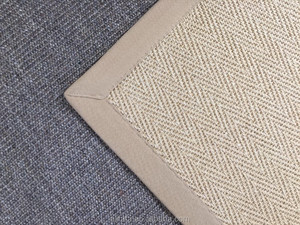 Zona <span class=keywords><strong>tappeto</strong></span> con <span class=keywords><strong>marrone</strong></span> <span class=keywords><strong>beige</strong></span> naturale sisal cotone bind bordo - Product Image 5
