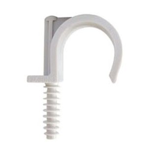 Bague Double <span class=keywords><strong>fixe</strong></span> en plastique et Nylon, mm, Design français, PVC, gris blanc, simple, pour tuyau Flexible - Product Image 3