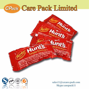 Özel baskı gıda sınıfı düz çanta boş alüminyum folyo ketçap paketleri - Product Image 3