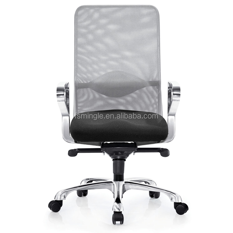 Высокое качество Прочный сетка поворотный офисный стул с фиксированной нержавеющей подлокотник