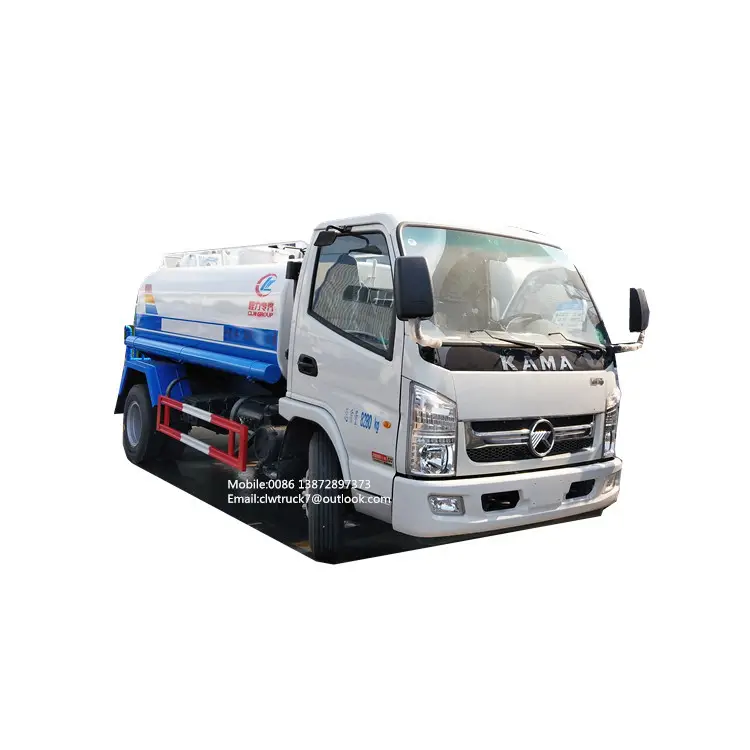 कामदेव 4000 लीटर पानी की टंकी ट्रक के लिए बिक्री/पानी स्प्रेयर ट्रक