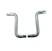 Clé Allen hexagonale en acier trempé de type Z, fabriquée en Chine, 3 mm, 4 mm, 5 mm, 6 mm