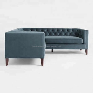 <span class=keywords><strong>2</strong></span> asiento tela salón chesterfield terciopelo soa muebles para el hogar - Product Image 6