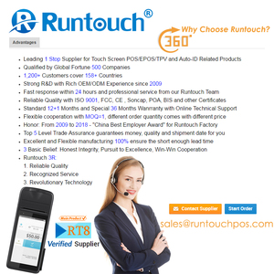 Runtouch RT8 EFT-POS, Terminal POS inalámbrico <span class=keywords><strong>android</strong></span>, máquina de deslizar tarjetas de mano con impresora térmica - Product Image 6