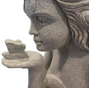 Grabado de Ángeles en Lápidas de <span class=keywords><strong>Monumentos</strong></span> de Granito Gris Chino - Product Image 3