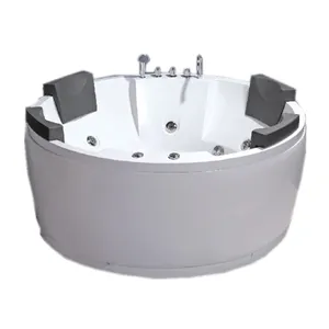 中国浴室制造商豪华热卖现代白色圆形浴缸